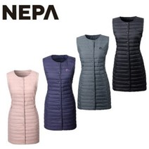 네파 여성 아리아 롱 구스다운 베스트 조끼 7F61302 1