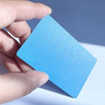 rfid태그 NFC 명함 블랙 레드 블루 그린 옐로우 NTAG215 카드 10 개, Blue