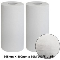 주방용품쇼핑몰 미트페이퍼 화이트 36.5x40cmx80m(200매) 2롤 잡화점