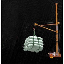 에어컨 실외기 공조 리프트 고소작업대 소형 크레인, 클러치 300kg 30m, 1개