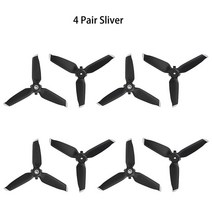 DJI FPV 콤보 드론 용 프로펠러 조용한 비행 액세서리 교체 예비 부품, [02] 4 Pair Sliver