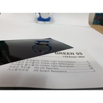 아키스타 유리 창문 자외선차단 시선차단 비산방지 사생활보호 비반사 150폭 GREEN05