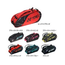 요넥스(YONEX)(남성용 여성용) 테니스 라켓 케이스 백 6 BAG2222R, 레드×블랙, ＦＦ