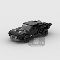 레고 호환 MOC 배트모빌 레이싱 스포츠카 자동차 스피드 챔피언 레이서 빌딩 블록 소년을 위한 창의적인, 01 Batmobile