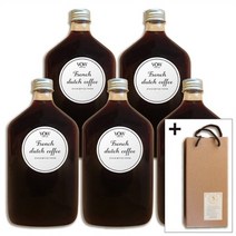 셀러허브 식품 [굿소일] 코냑 발아더치커피 500ml 기프트에디션 5병, 강한탄닌감의깊은레드와인맛