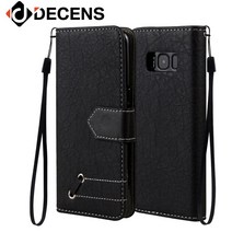 갤럭시S8케이스 다이어리 빈티지 크랙 휴대폰케이스, 1개, 아이폰6+/6S+/M338/블랙
