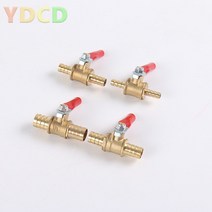 보일러배관 보일러밸브 6mm 8mm 10mm 볼 수도꼭지 차단 밸브 호스 바브 인라인 물 오일 공기 가스 연료 라, 03 10mm Barb