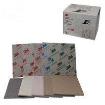 3M 샌딩 스폰지 페파 20장 5종류 택1 광택 사포 연마 샌드페이퍼, 02604