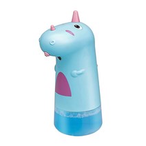 샤인 충전식 핸드워시 디스펜서 공룡 물비누 디스펜서, 블루 - 충전식
