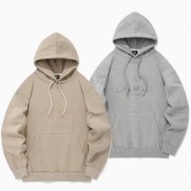 LIKE THE MOST 샤틴 톤온톤 기모 후드티