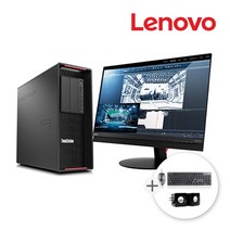 레노버 3D 워크스테이션 P510 제온 E5-1620 V4 중고 PC 랜덤 모니터 세트, 3. P510 + 24인치 랜덤모니터