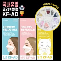 립리딩 마스크 /더조은 투명창 KF-AD 비말차단 마스크 (대형 소형 중형 1매입) + 컬러마스크랜덤증정/입 모양이 보이는 강의용 방송용 수화용 유아용 저학년용 성인용 여성용, 대형, 10개