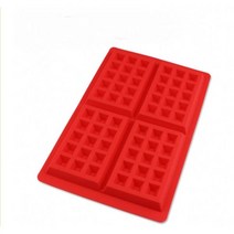 석고 DIY 실리콘 와플 금형 휴대용 홈 주방 비 스틱 케이크 제조 업체 쿡 Bakeware 액세서리, Square