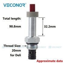 전동 리프트 차고 수리용 전기 하강기 밸브 24V 파워 팩 솔레노이드 포스트 리프트 압력 릴리스, 01 Elec Lowering ValveD