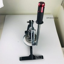 시편 절단기 수동 프레스 샘플 섬유 옷감 조각 커팅기, 강화주철 핸드 샘플러 14kg