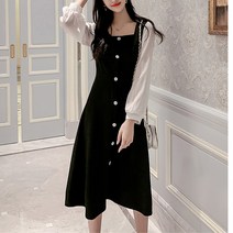 주주리베 여성용 레드로 원피스 D00-265