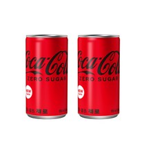 코크제로 코카콜라 제로 캔, 190ml, 15캔