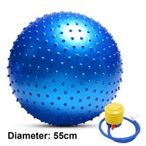 밸런스볼 하프짐볼 토닝볼45CM / 55CM 65CM 75CM 가시 마사지 볼 스포츠 요가 포인트 피트니스 체육관 밸런, 55cm- 블루
