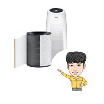 위닉스 공기청정기 타워Q 플러스 케어 필터 CAF-X3 1BOX 4매, ATQE403-HWK
