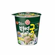 오뚜기 쇠고기미역국라면 컵 60g, 3개