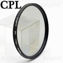 KnightX-52 55 58 67 77 mm FLD UV CPL MC MCUV 필터 소니 펜탁스 니콘 캐논 D5200 D5300 D3300 D5500 100D EOS 400D 5, [06] CPL, [04] 58mm