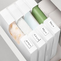 JUNI 비닐봉투정리함 비닐봉지보관함 주방수납정리 비닐팩 정리함, 1개
