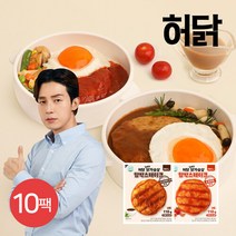 [신제품출시특가]허닭 [본사당일출고] 촉촉한닭가슴살 함박스테이크 구스토데미그라소스 110g, 10팩