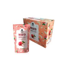 카페맥널티 파우치음료 복숭아 아이스티 190mL x 10개 (아이스음료)