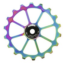 meijun bike pulley wheel 세라믹 베어링 oilslick 11t 13t 14t 16t 17t 18t mtb road bike for groupset mountai, 18t 세라믹 오일슬릭