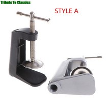 테이블 램프 클램프 데스크 안티 슬립 도구 하드웨어 스테인레스 스틸 스윙 암 고정베이스 홈 브래킷 홀더, 02 STYLE A WHITE