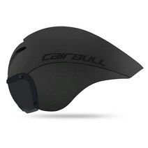 시경 Cairbull VICTOR 철인3종경기 전용 자전거로드 TT헬멧 PX20220, 블랙