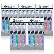 덴티원 은나노 칫솔 향균 이중모 틈새 칫솔 4개입 x 5세트 20개