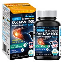 무릎 관절엔 OPTI MSM 옵티 엠에스엠1600 90정/3개월 보스웰리아 글루코사민, 1개, 90정