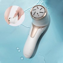 Routop 발 각질 관리기 분진 흡착 3가지 헤드 IPX 7급 방수 전체 워싱 가능 속도 조절 풋 관리 USB충전식, 6226