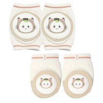 층간소음 해결사! 성장판 보호 베이슈 걸음마 보호대세트, 스마일캣 1호+스마일캣 무릎, 1세트
