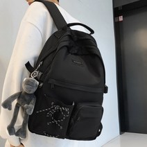 [INCREASE M] 남여공용 데일리 백팩 대학생가방 캐주얼 캔버스 커플가방