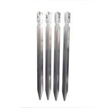 텐트폴대 방수포캠핑 텐트 로프용 알루미늄 말뚝 18cm 초경량 액세서리 야외 여행 장비, 08 white 4pcs