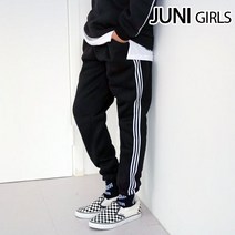 주니걸즈 투웨이조거 기모바지 기모안감
