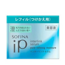 일본 SOFINA 건성 피부 소피나 IP 인터링크 하얀색 에센스 세럼 리필 55g, 단일 옵션개