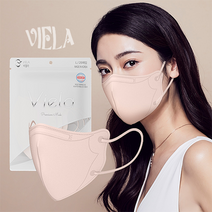 숨쉬기 편한 V라인 국내생산 3중 MB필터 대형 100매 컬러 새부리형 스타일업 비엘라 마스크 (25매입*4팩), 퍼플 라벤더 100매