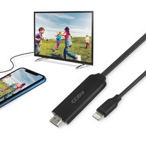 코시 맥스 미러링케이블(라이트닝8핀 to HDMI) / 아이폰TV연결 / 아이패드에어TV연결