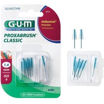 GUM 검 605 치간칫솔 리필 8개입 612, 1개, 1개