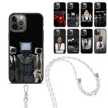 갤럭시 점프2 스키비디 토일렛 목걸이 스트랩 케이스 타이탄 스피커맨 카메라맨 티비맨 M23 M33 M53