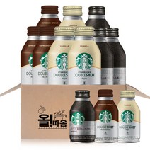 올따옴기획 스타벅스275ml 블랙+바닐라+에스프레소X4개씩, 1세트
