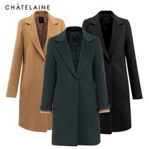 [샤트렌]HC9WJK105_캐시미어 울혼방 롱 자켓