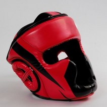 위닝헤드기어 복싱헤드기어 태권도 복싱 코보호 헤드기어 모든 항목을 포함하는 권투 헬멧 무에타이 PU 가죽 스파링 헤드 기어 휘트니스 가드, XL, 빨간