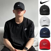 나이키 신형 레거시 스우시 볼캡 골프 모자(DH1640), 블랙