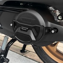 2021 야마하 NMAX125 튜닝 엔진 커버 구동계 가드 바이커스, Black - 블랙