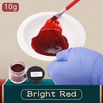페브릭 물감 의류용 펜 옷 깃털 대나무 계란을 위한 직물 염료 안료 밝은 빨강 10g 염료 페인트. 바랜 옷 아크릴 고치기, 밝은 빨간색