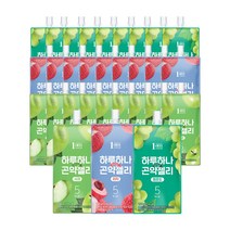 1am 하루하나 곤약젤리 무설탕 150g, 30개(사과10+청포도10+리치10)